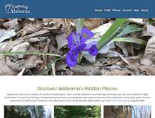 Tablet Screenshot of exploringalabama.org